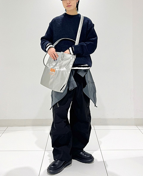 Undercover Jun Takahashi GU Silent Noise Silver Tote Bag NWT