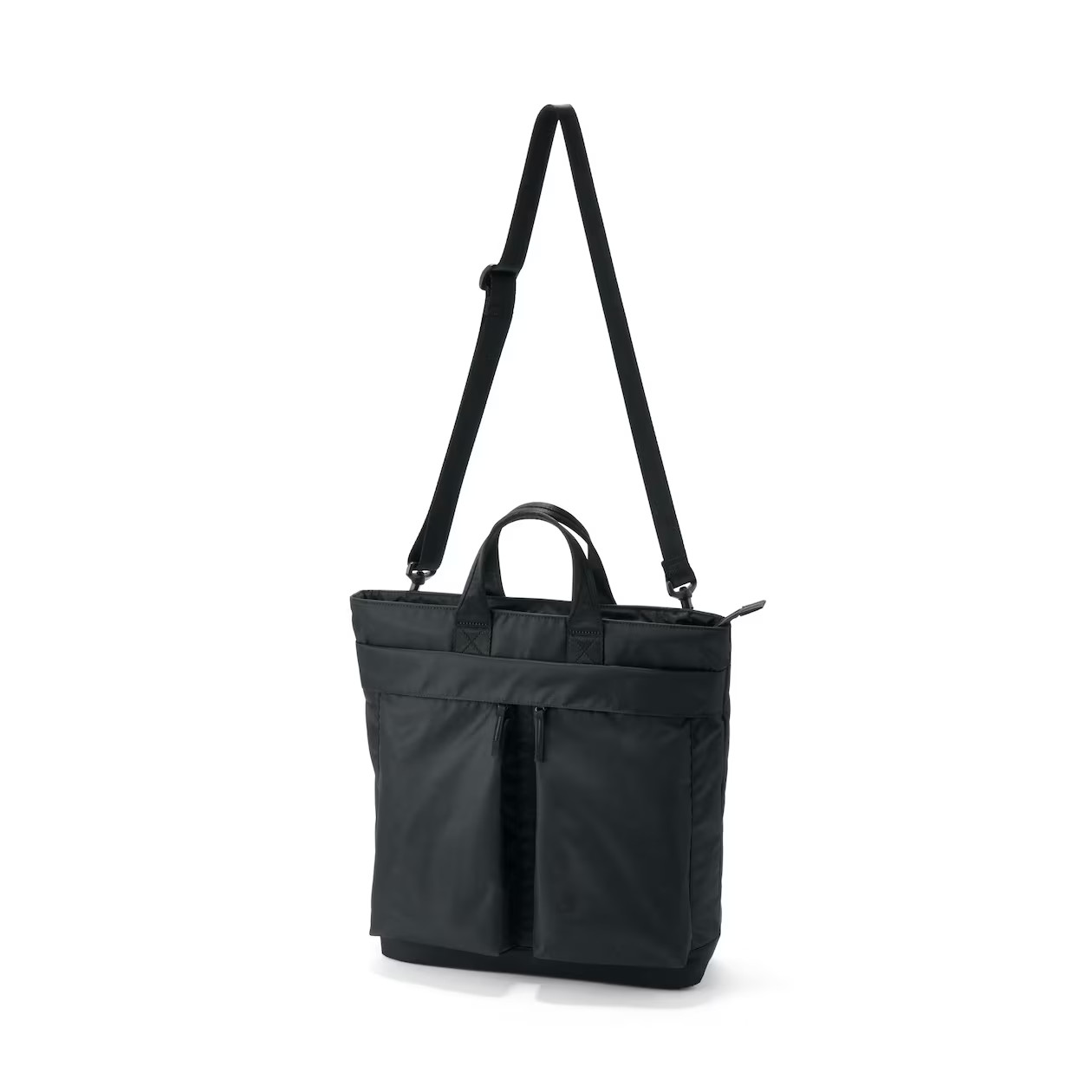 MUJI Water-Repellent Nylon 2-Way Tote Bag 19-Litter Crossbody Unisex NWT