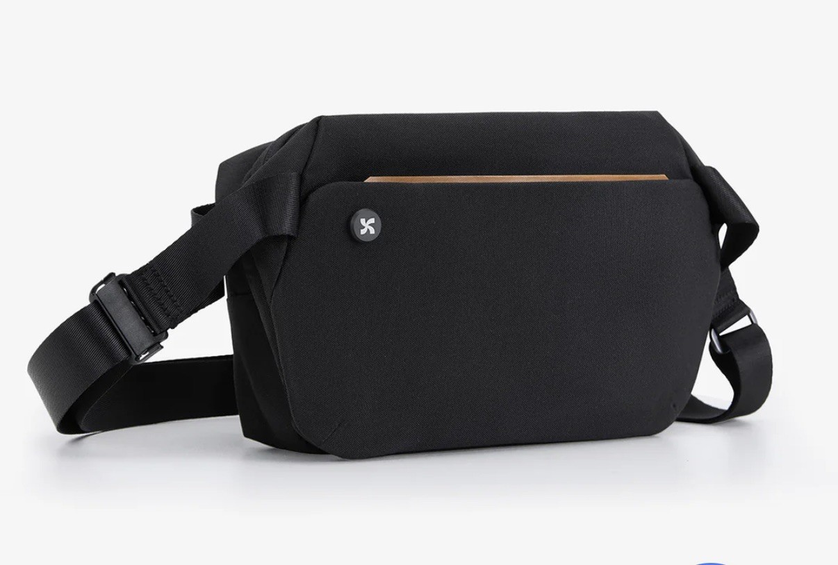 Mopak Wanderer Cross Body Tech Sling Recycled Bag MP-1003 Black Bellroy NEW