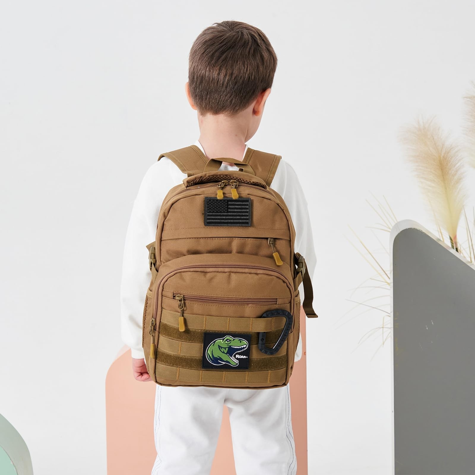 SunForMorning Kids Tactical Backpack Army Molle Bookbag Military Boys Backpac…
