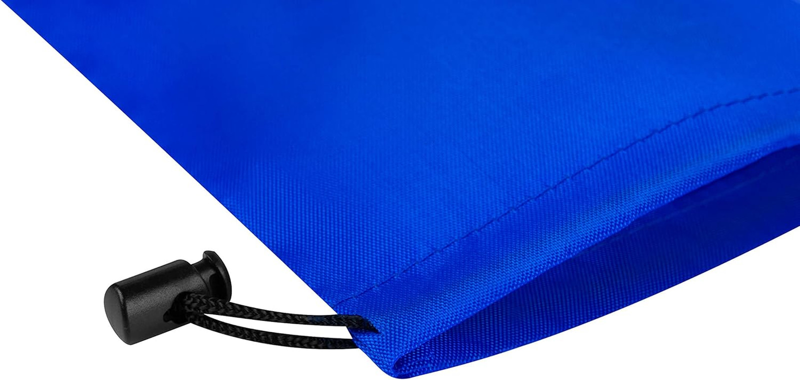 Drawstring Pouch (5 x 7 Inch – 12 Pack – Blue) Small Nylon Cinch Bag with Toggle