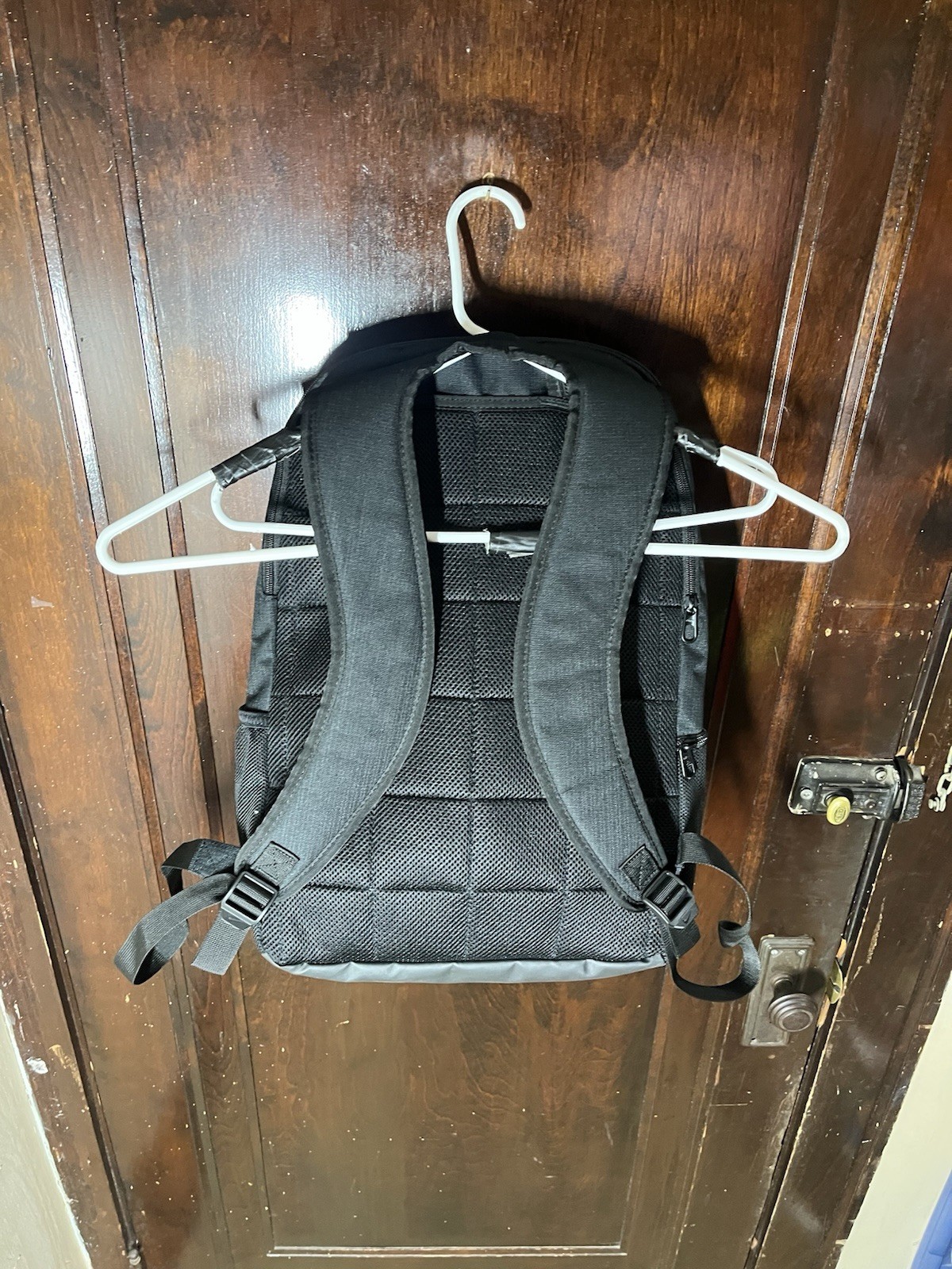 Nike Black Backpack 6 Pocket 18x15x6 RN#56323 CA#05553 School Sports Gym
