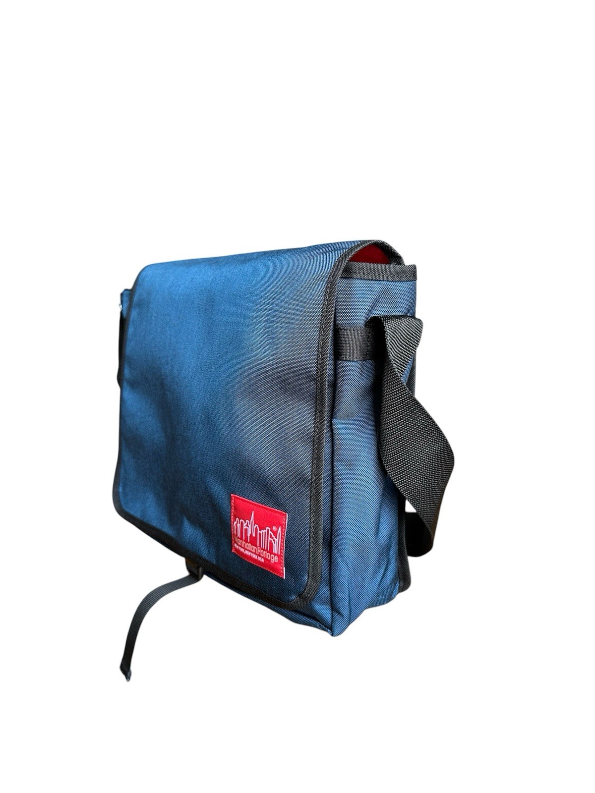 Manhattan Portage Navy DJ Bag Messenger Shoulder Bag – Medium