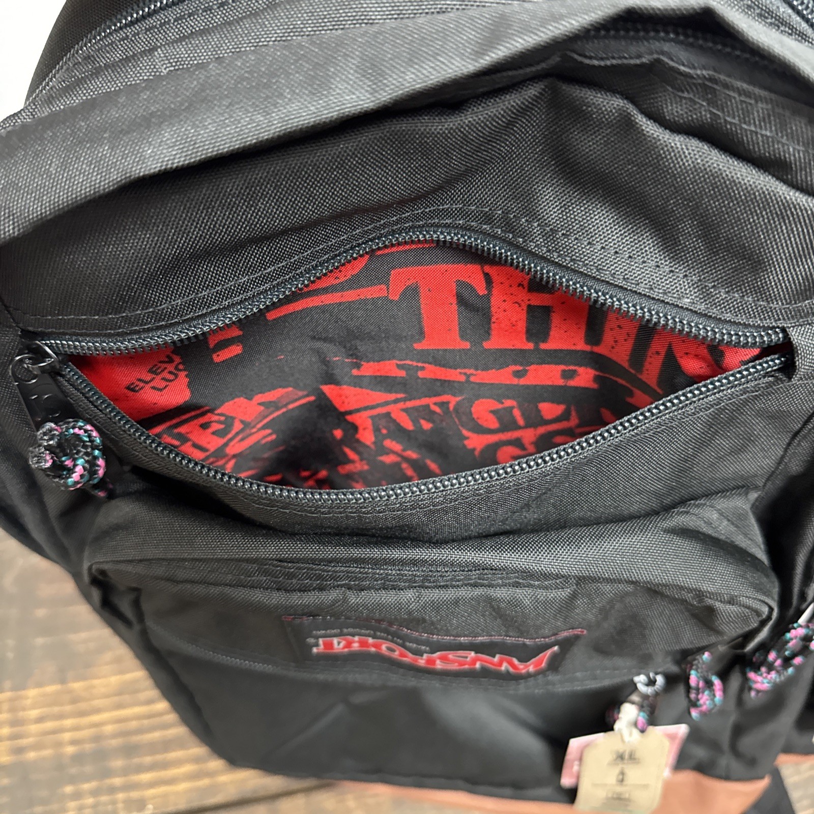 JanSport 34L Cool Student 17.5″ Backpack Stranger Things Upside Down – Black