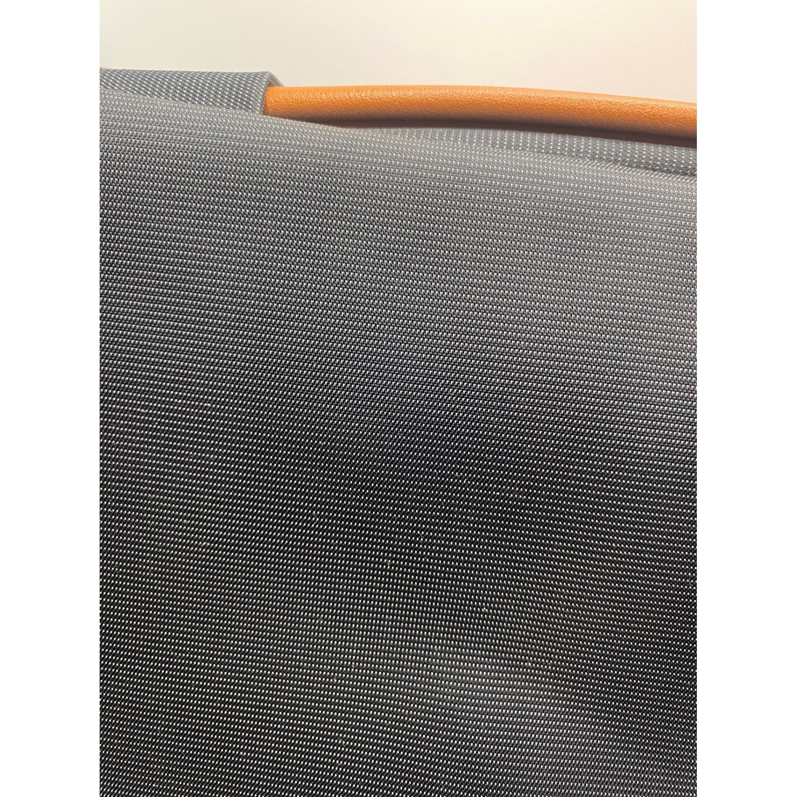 tomtoc Black Tech Laptop Messenger Bag Orange Handle Shoulder Strap Men’s