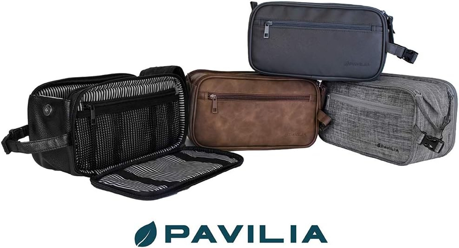 Toiletry Bag for Men, Travel Essentials Shaving Dopp Kit, Travel Bag Toiletries