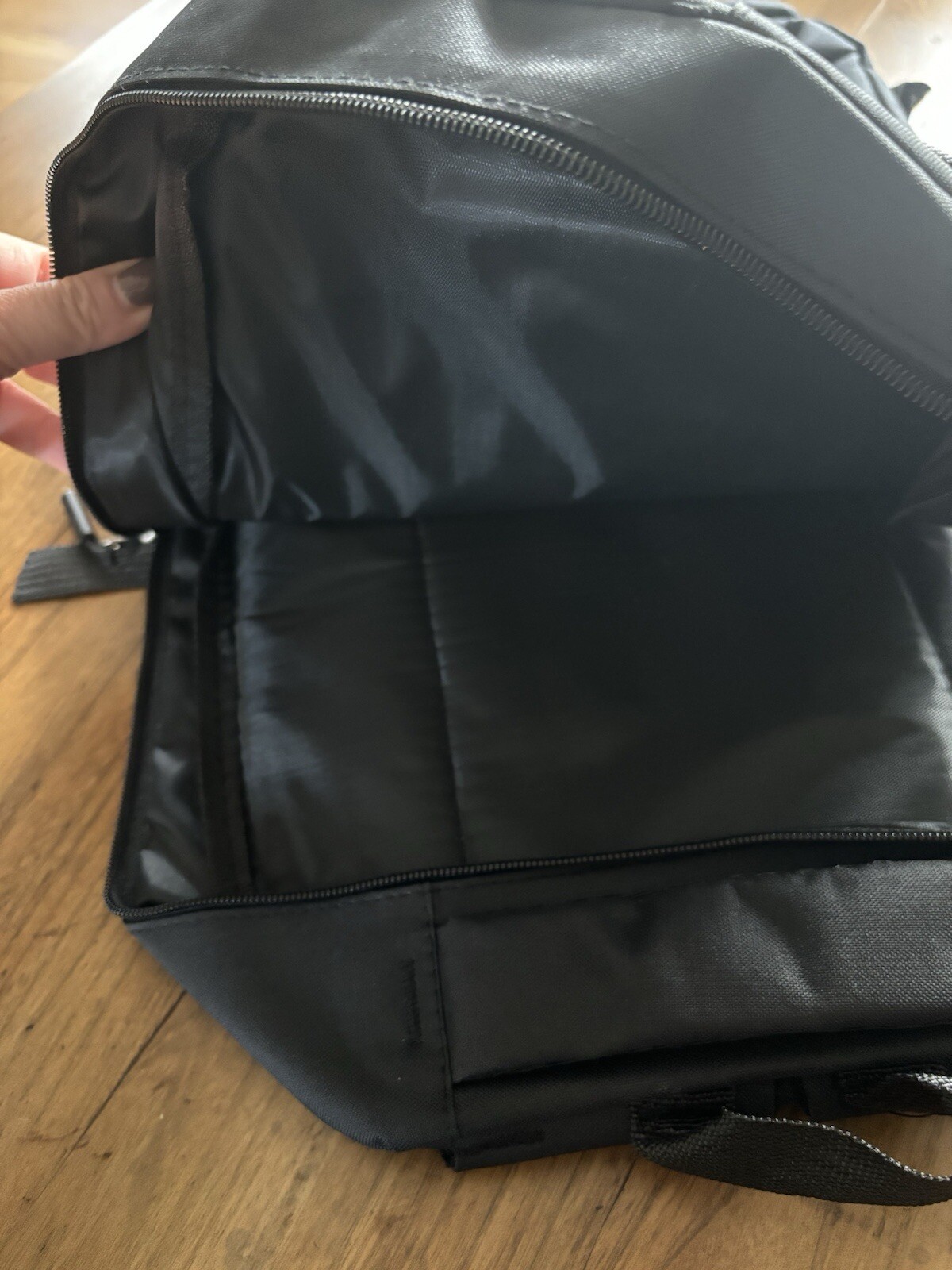 XIUXIANXILIE Fashion Adjustable Backpack Bag Sport Black Multi-Compartment – NEW
