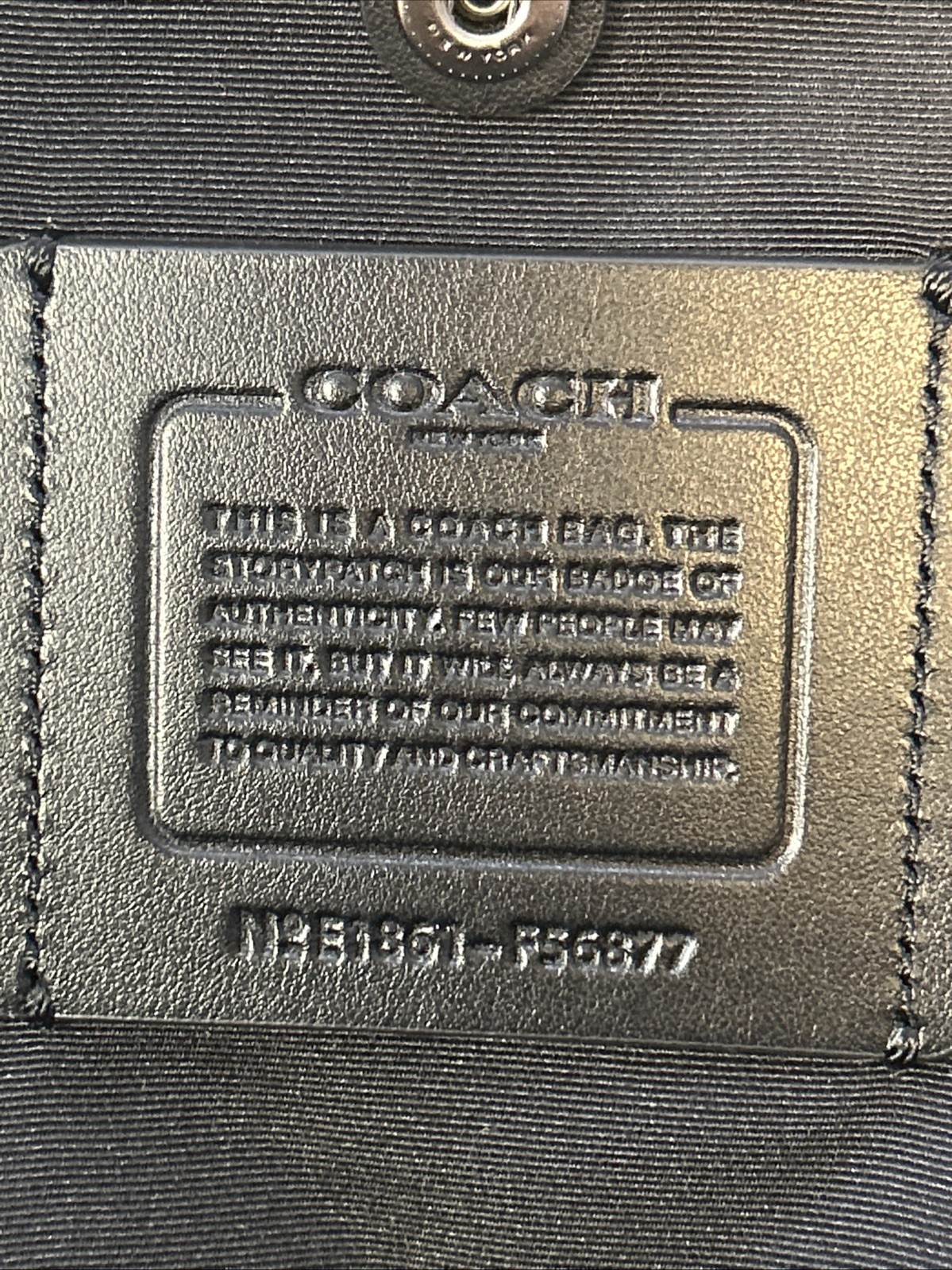 Coach Terrain Pack F56877 Mixed Material /Leather Convertible Backpack Crossbody