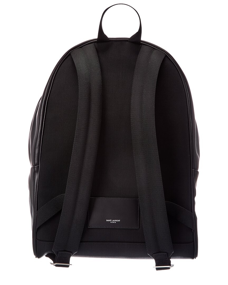 Saint Laurent City Matte Leather Backpack Men’s