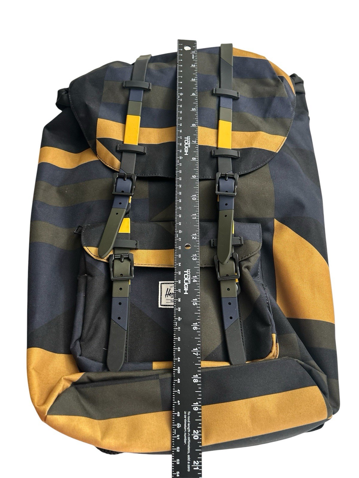 Herschel Supply Co. Backpack Little America Arrowwood Frontier Geo Navy Yellow