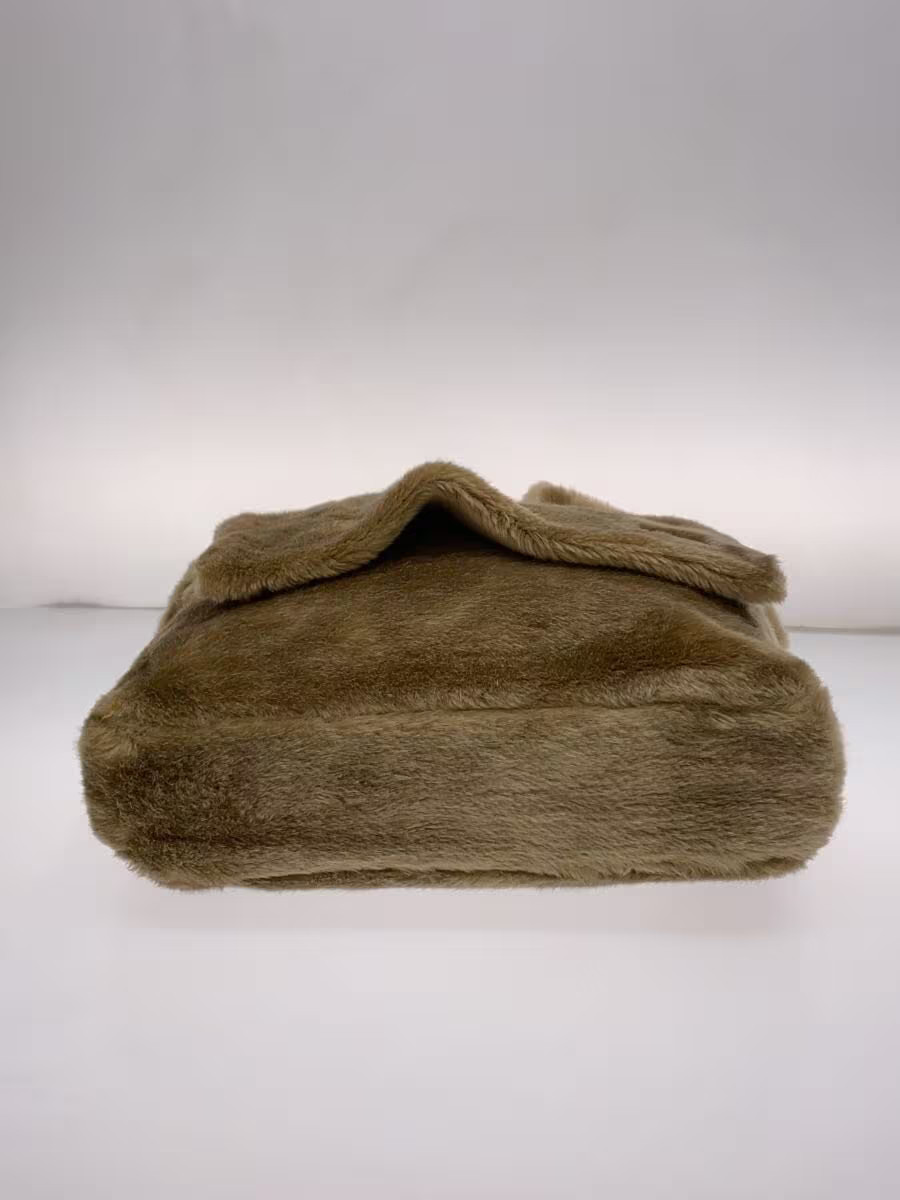 HEAD PORTER Shoulder Bag Fur Bag Camel