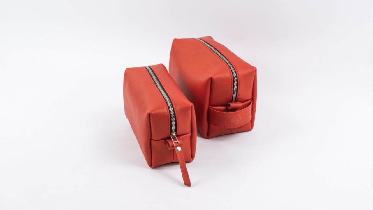 Handmade Leather Toiletry Bag Leather Dopp Kit Bag, Mens Toiletry Bag