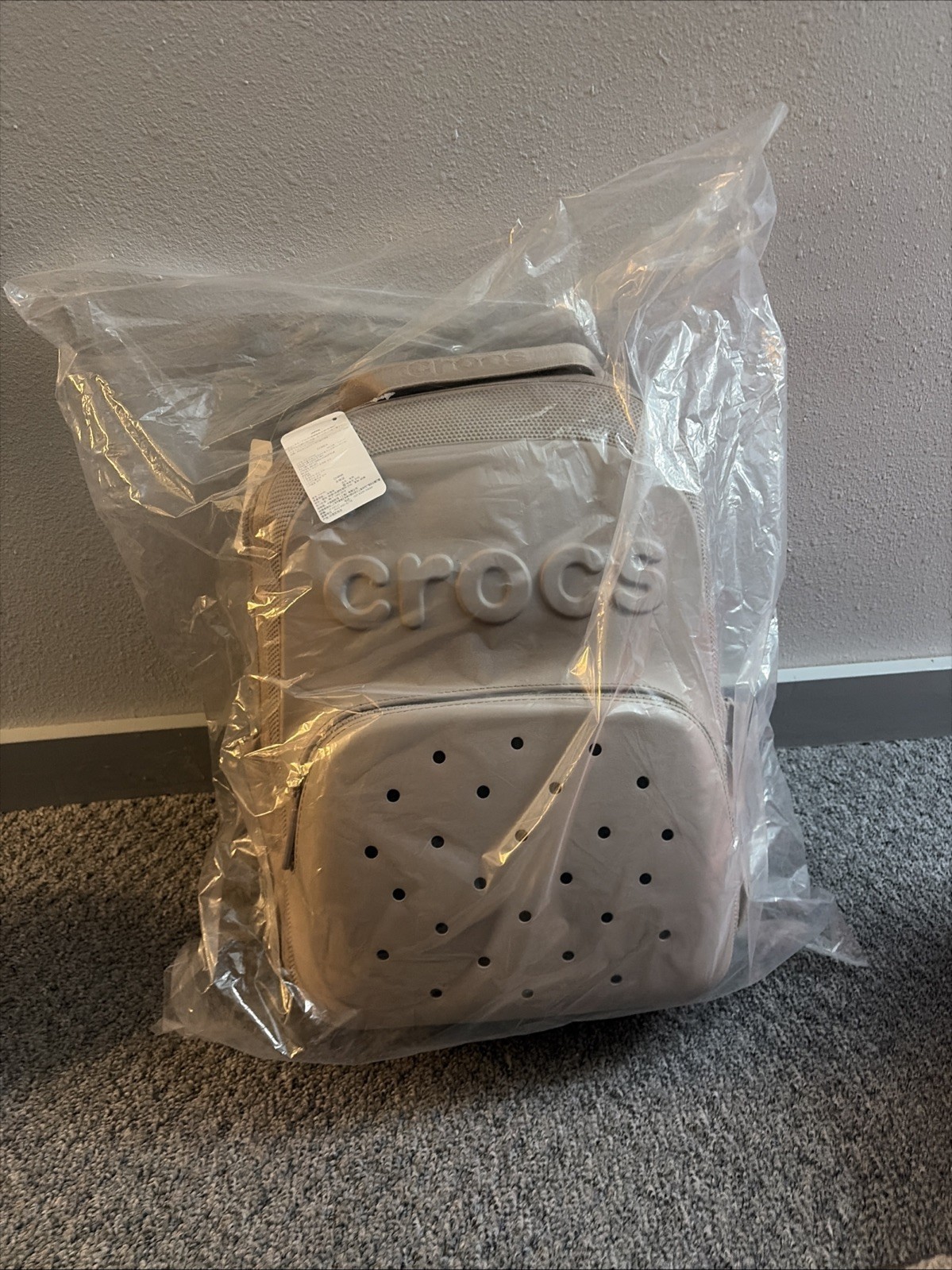 CROCS Classic Backpack Taupe Mens Women’s BRAND NEW WITH TAGS School Work