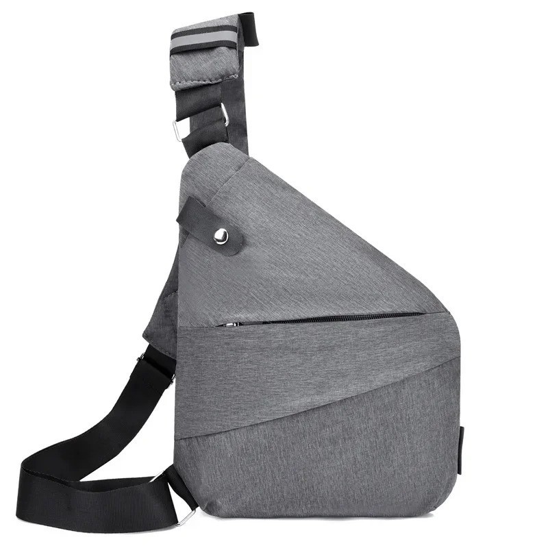 Valcen Personal Pocket Bag for Man, Crossbody Multi-pocket Anti-thief Travel Bag