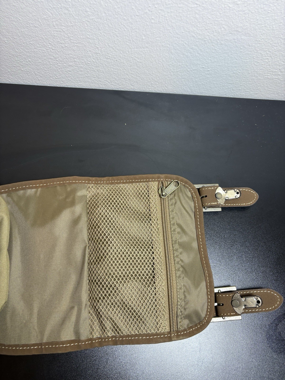 Field & Stream Khaki Canvas Crossbody Bag Utility Outdoors Travel Satchel