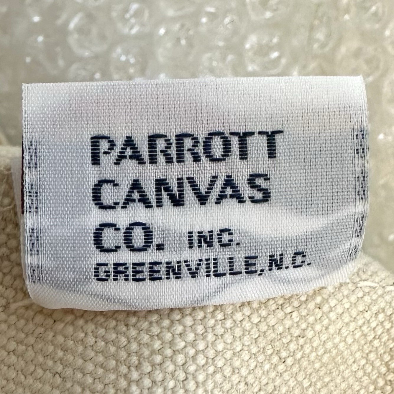 North Sails X Parrott Canvas Co. Tote Bag BOATING SAILING YACHTING (11 x 12 x 7)