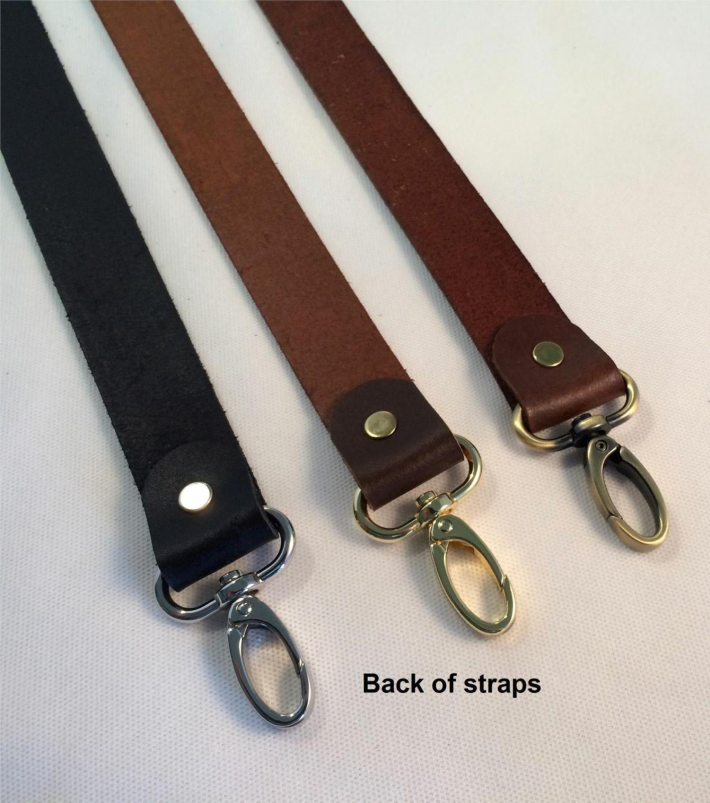 1″ Quality Wide Leather Cross Body Purse Bag Strap NEW 5 Lengths 3 Colors
