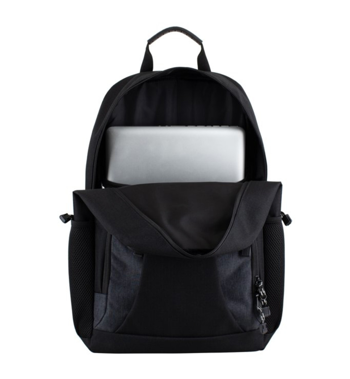 NEW Eastsport Unisex 19″ Premier Expandable Recycled Backpack Black Multi-Pocket