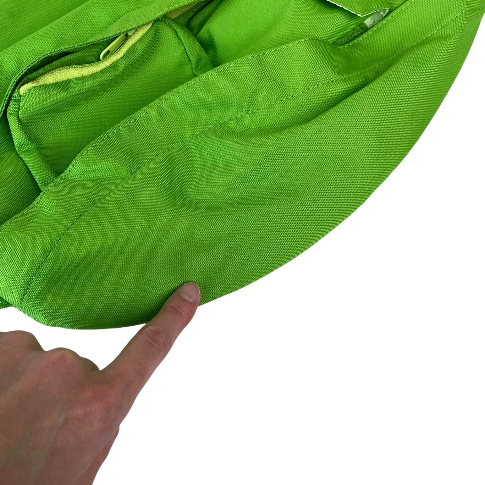 KAVU Rope Bag Sling Backpack Lime Green Crossbody Shoulder Daypack Unisex