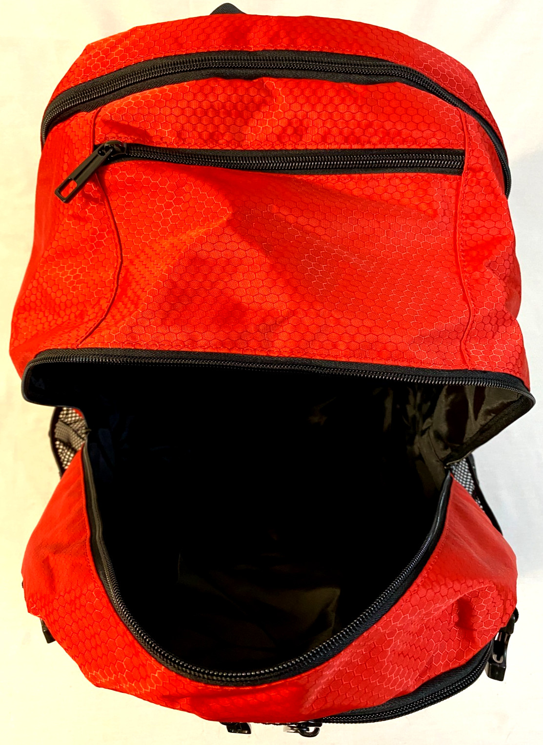 Zoea Red Sports Gear Backpack Large Multi-Pocket Travel School Gym Bag New