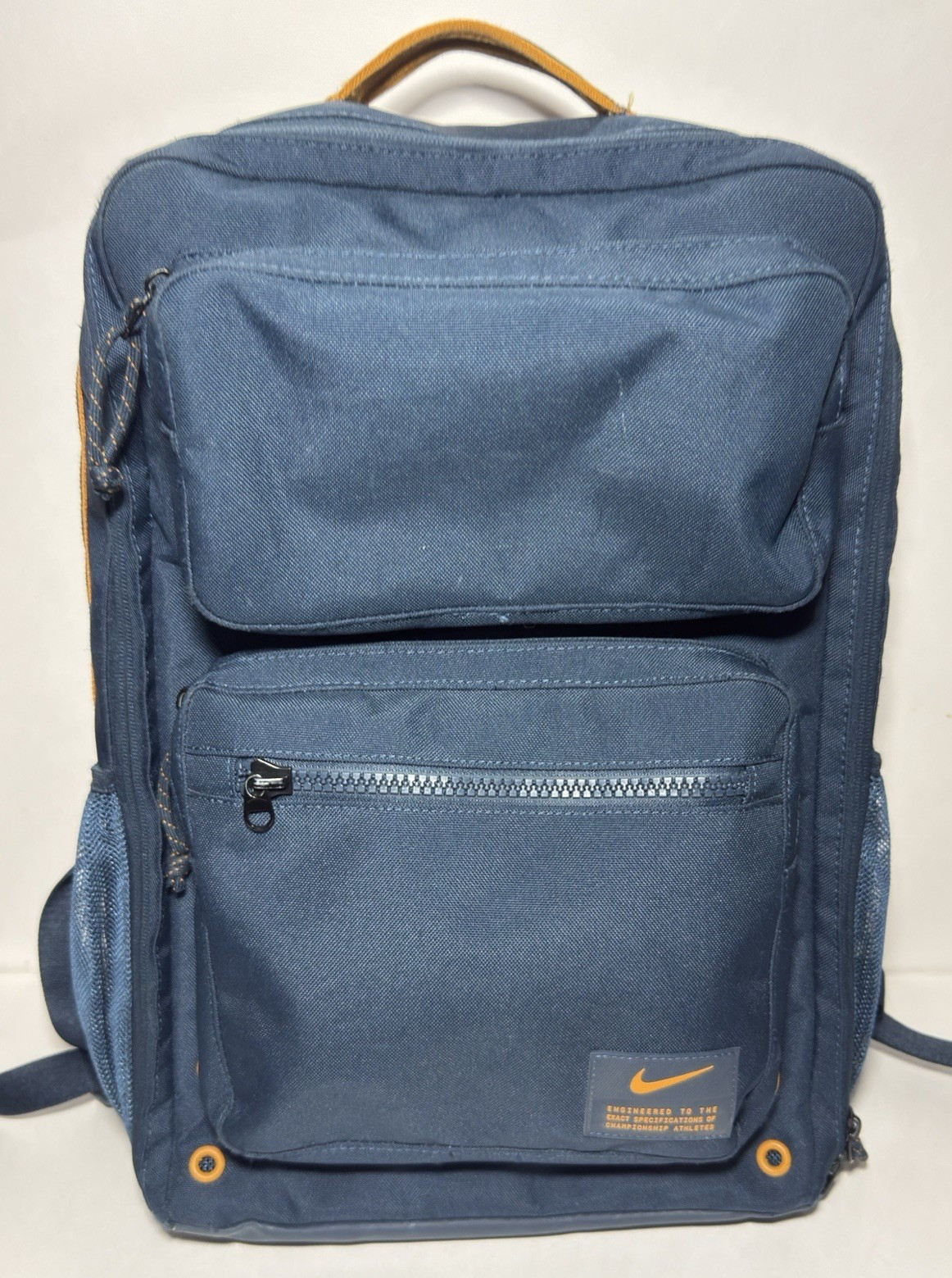 Nike Utility Speed Training Backpack Navy Blue Cargo Hiking Heavyweight Bag