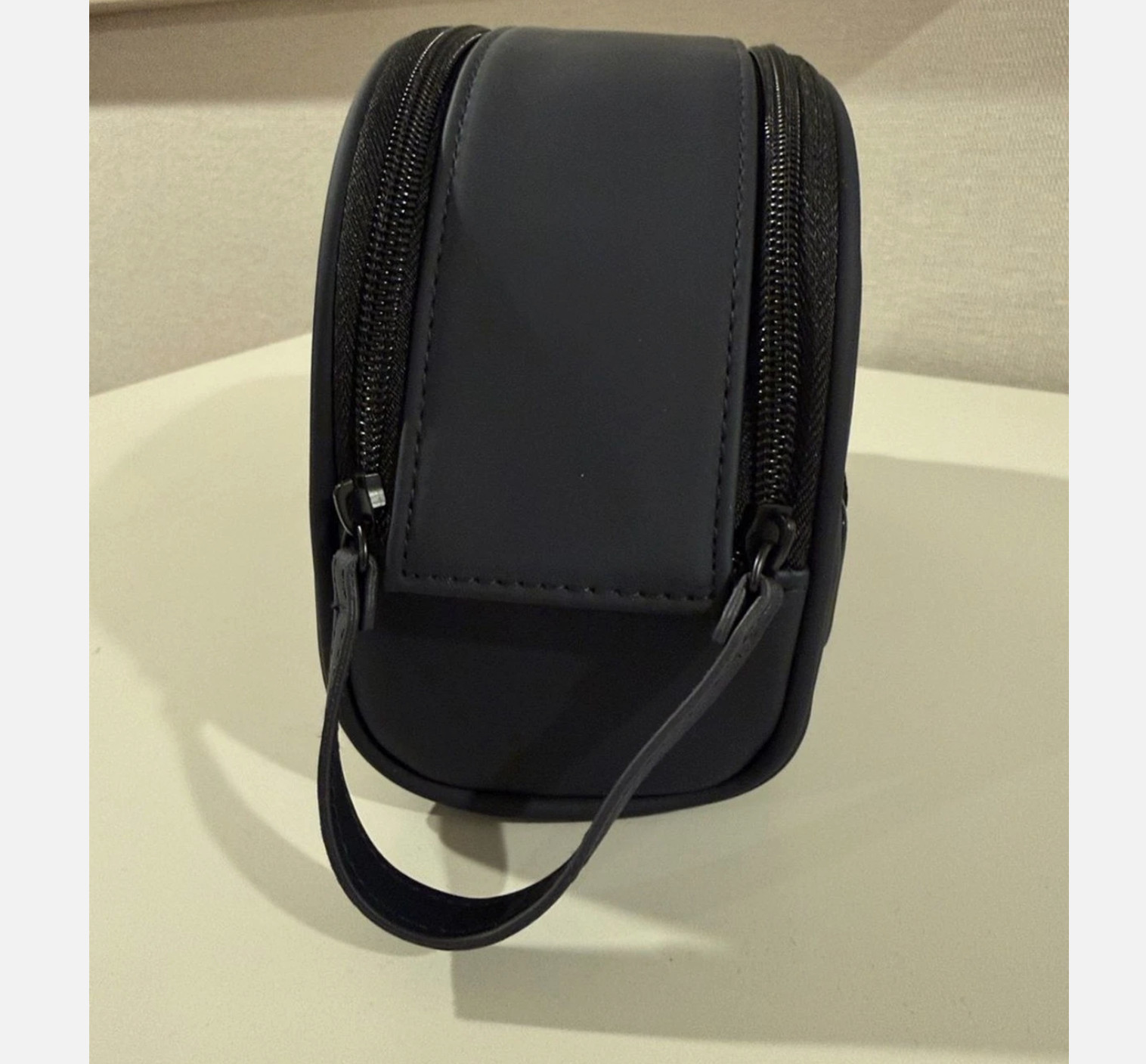 Dior Dark Blue Dopp Bag Navy Toiletry Travel Case Pouch Brand New in Box