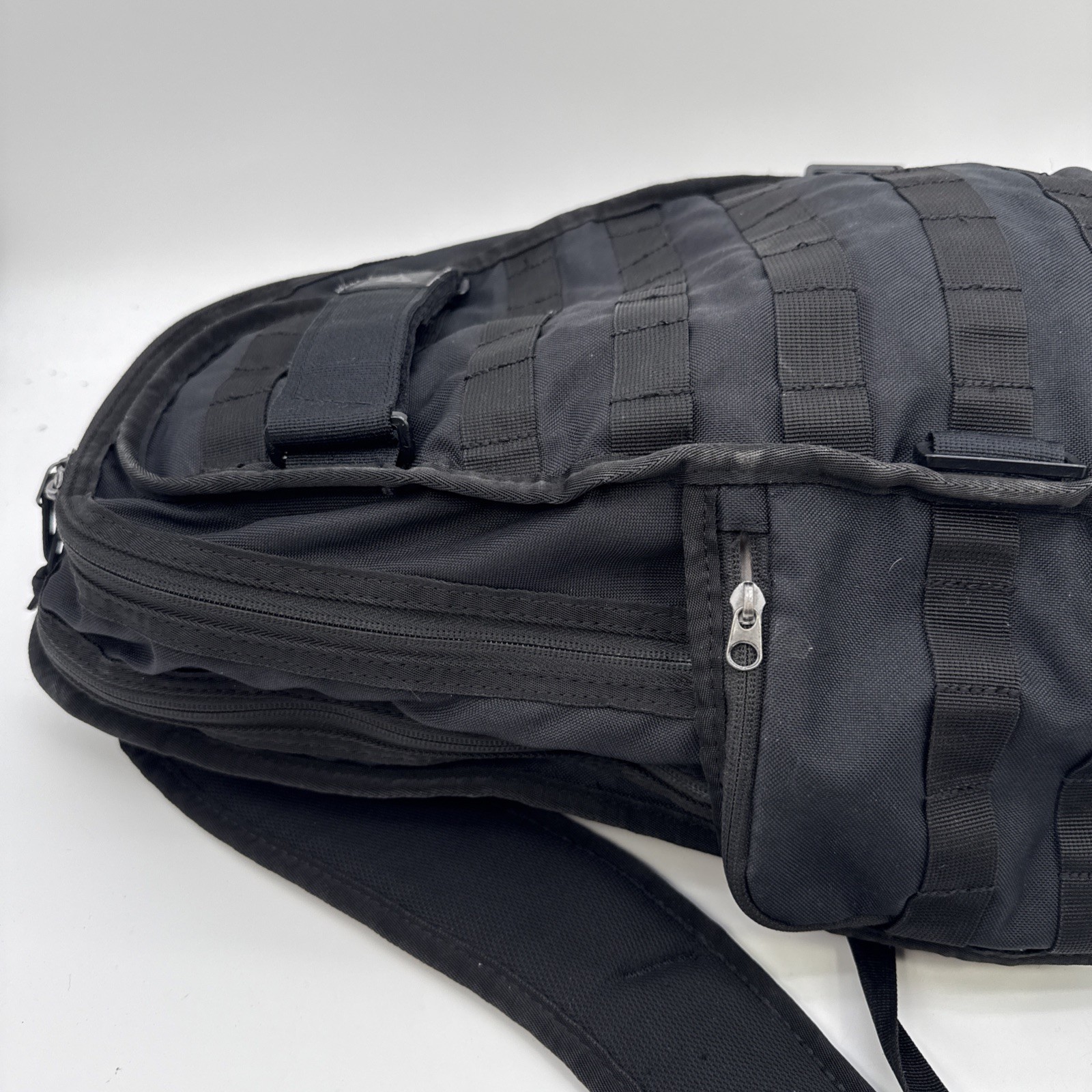 Nike Sportswear RPM Backpack Black Molle Webbing Ruck Sack Book Bag Large
