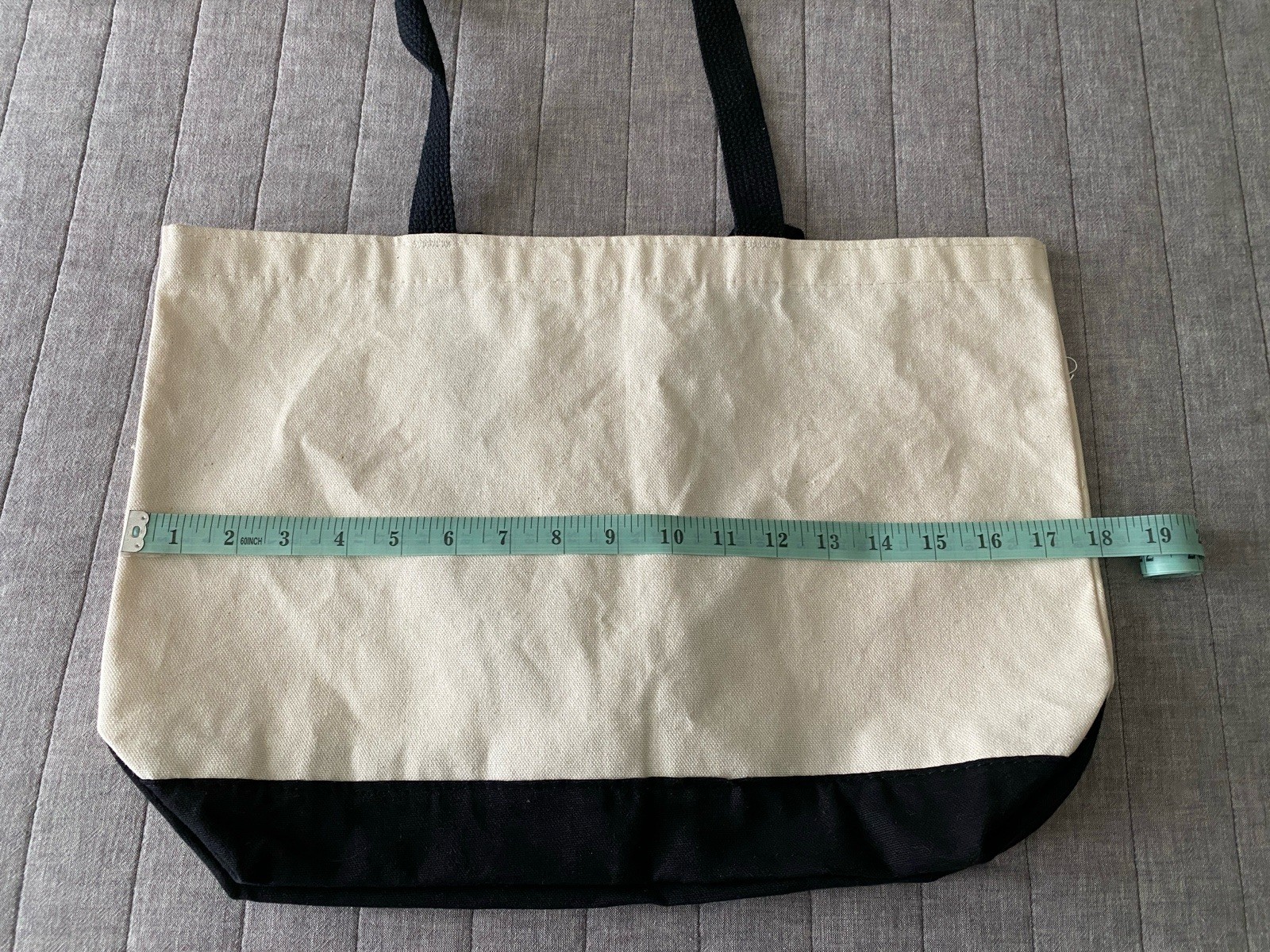 WSL WORLD SURF LEAGUE UNLINED CANVAS TOTE, GROCERY, GYM, BEACH, NWOT NEVER USED