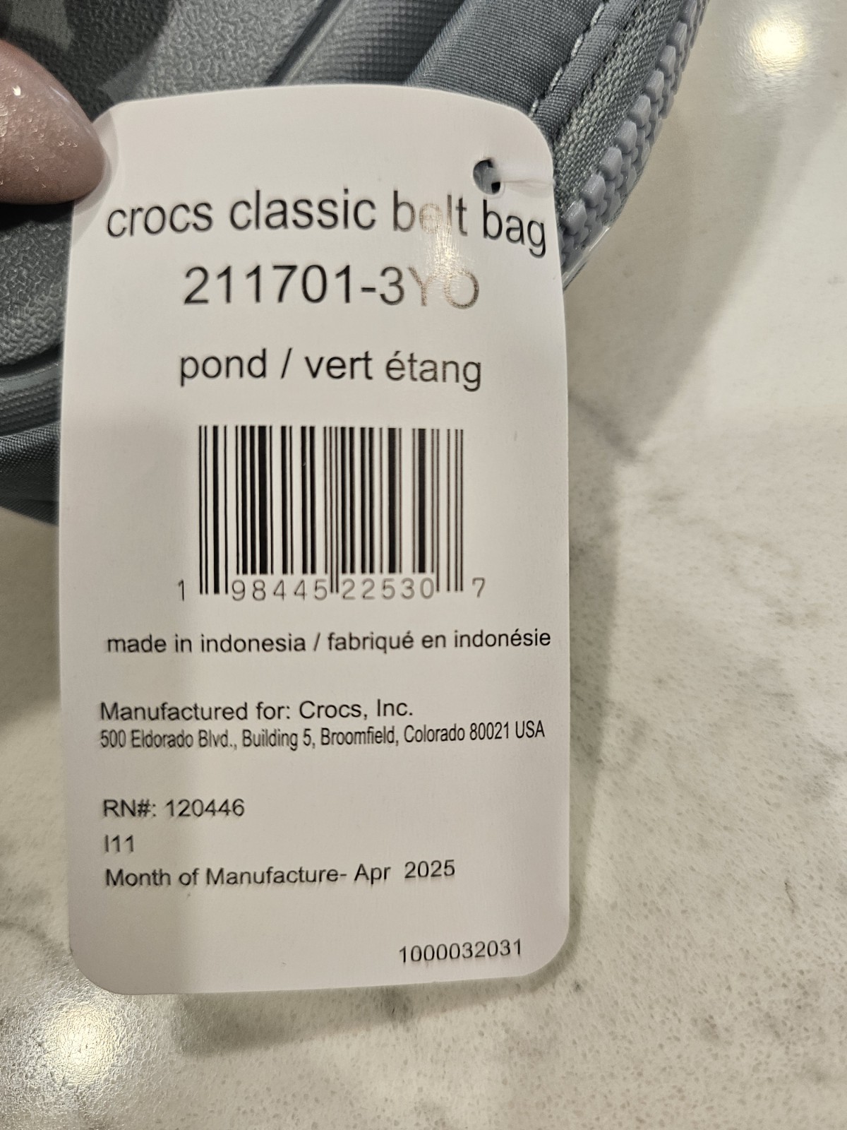 Crocs Classic Belt Bag Pond