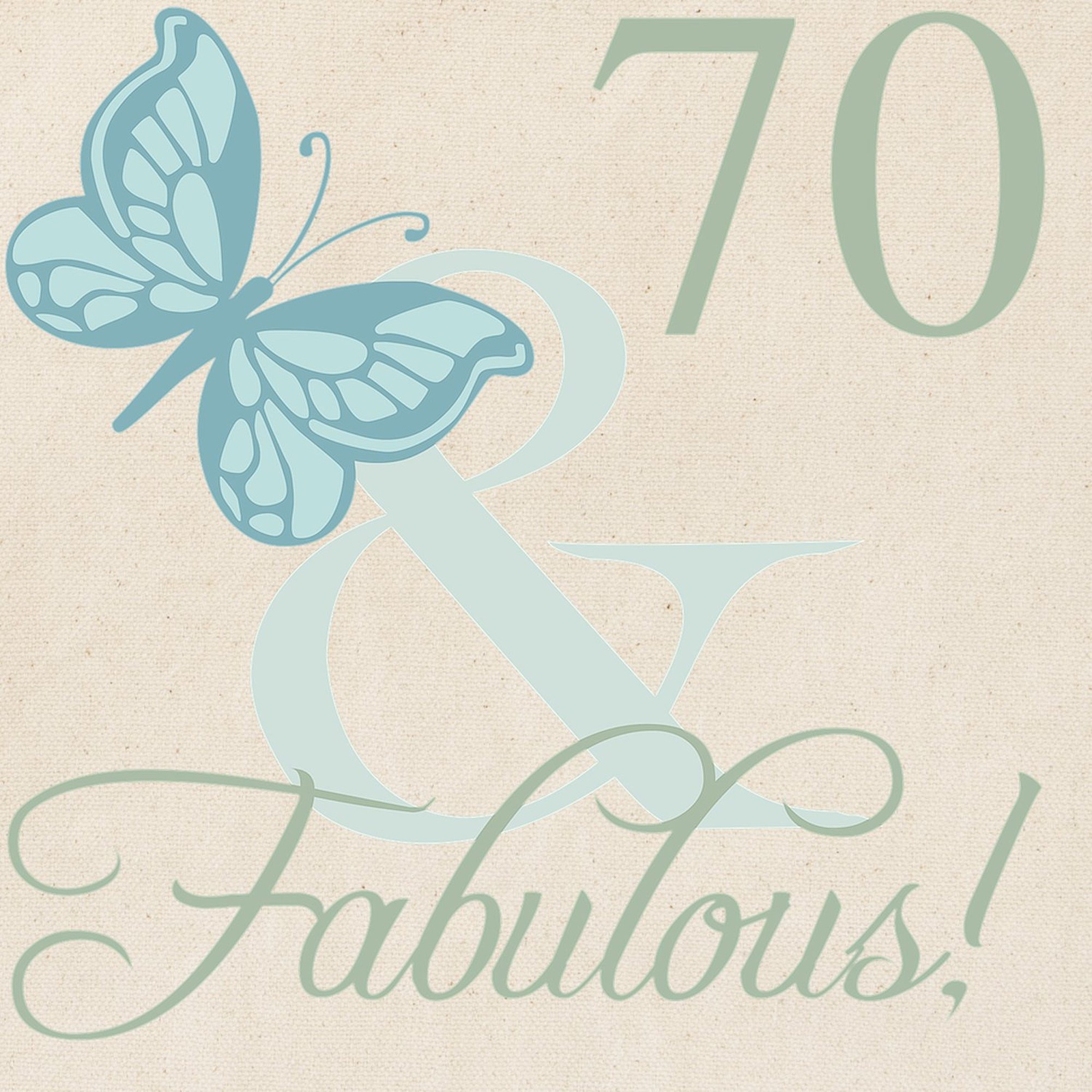 CafePress 70Th Birthday Butterfly Tote Bag (1419973899)