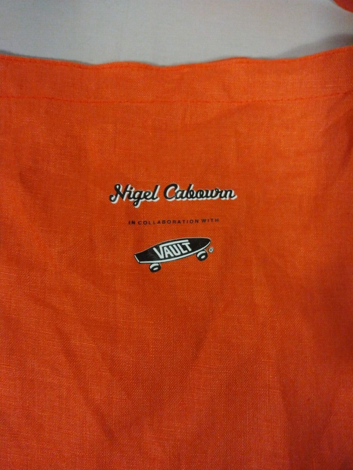 Nigel Cabourn x Vans Collab Shoe Bag Tote – Red Cloth Single Handle