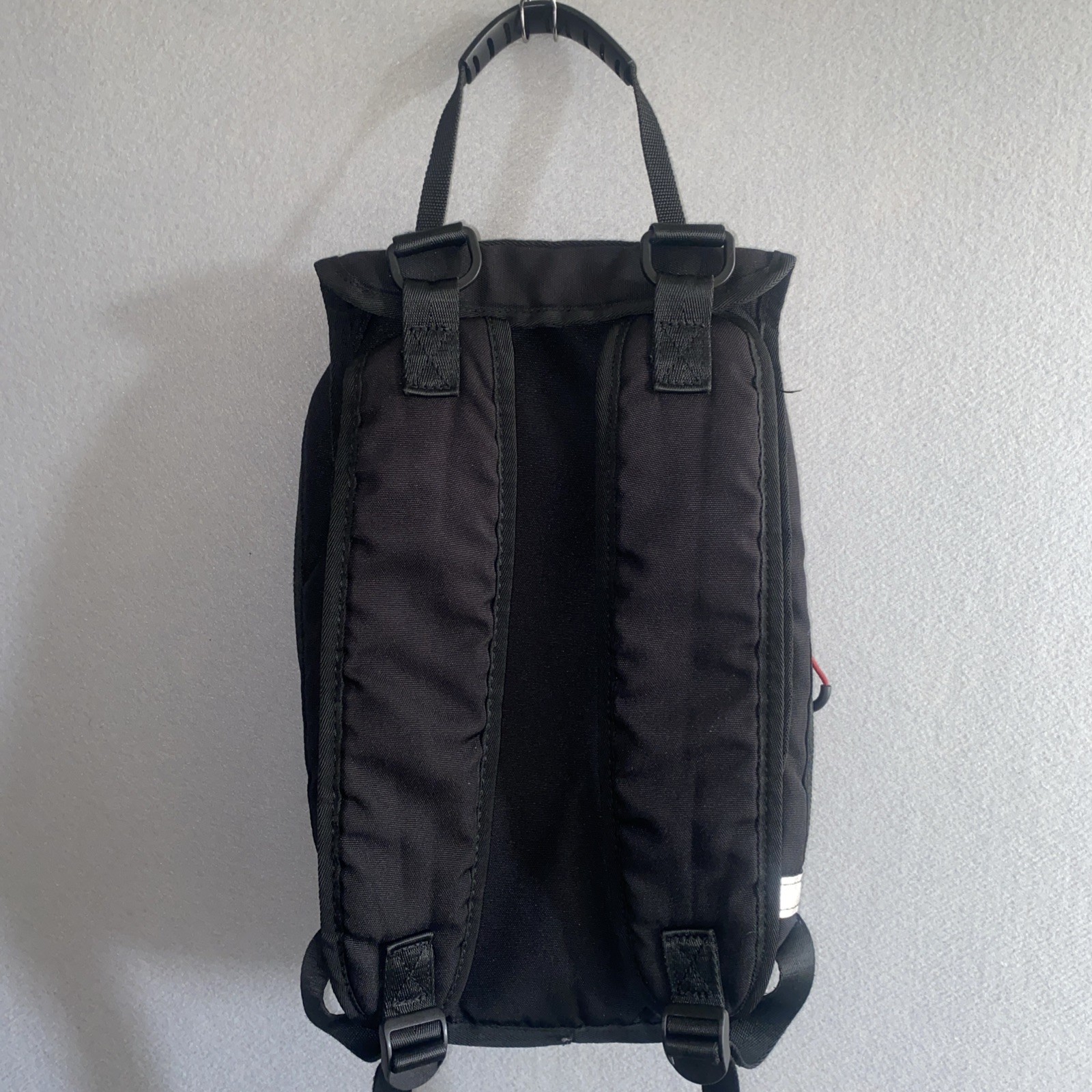 True Religion Backpack 14” Black/Red Zip Inner Pockets Shoulder Straps