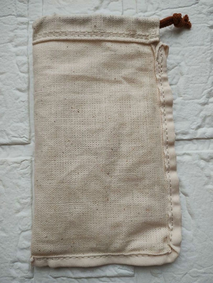 PORTER drawstring mini pouch, linen material Stylish