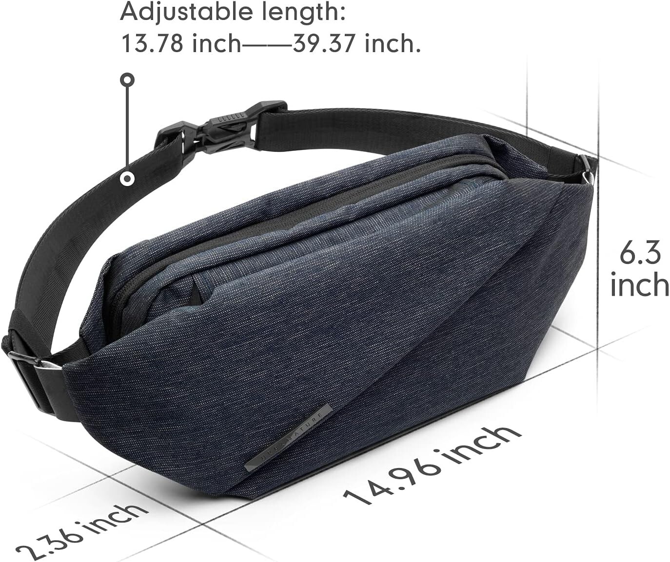 Durable Lightweight Chest Bag – Three Layers of Organized Storage for Essentials