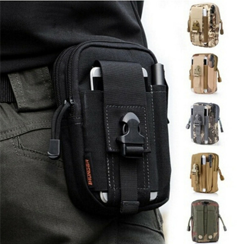 Tactical Molle EDC Pouch Bag Compact Multipurpose Utility Gadget Belt Waist Bag