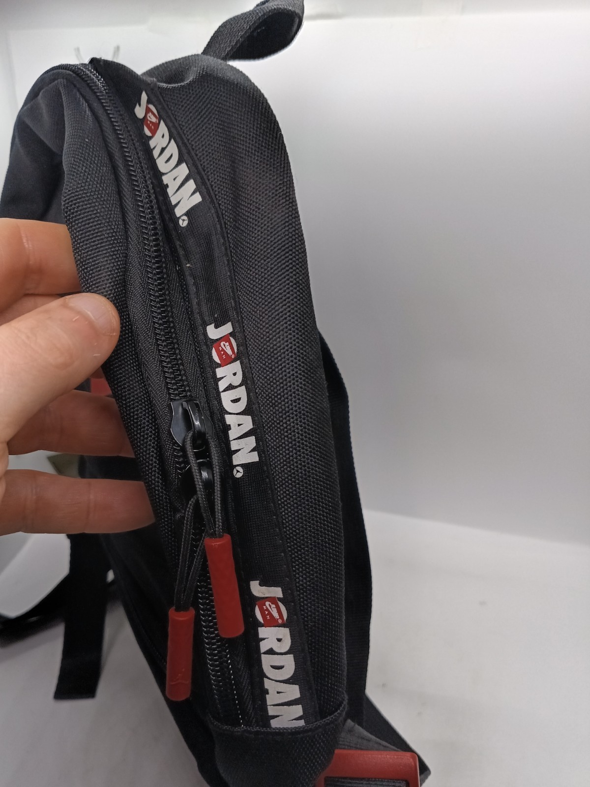 Jordan Jumpman Mini Backpack Black Red White 0505-023 121 Small Daypack Bag 9×12