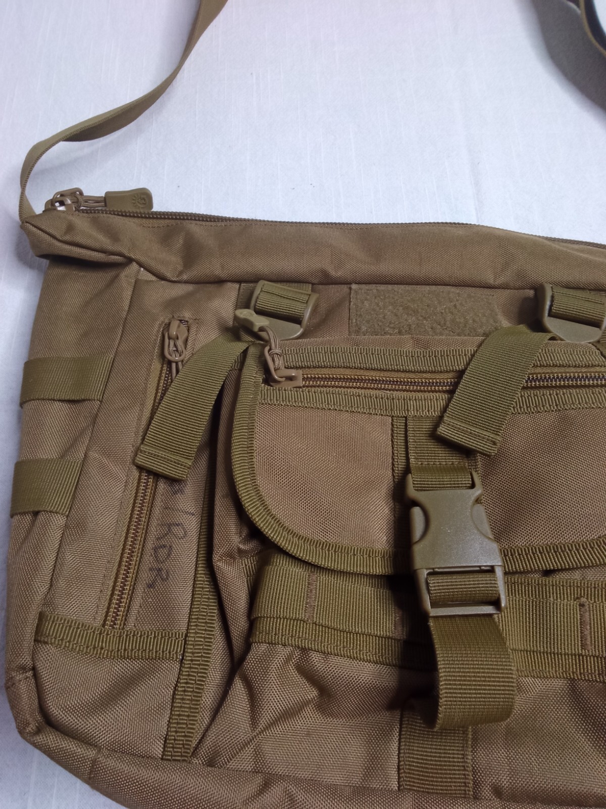 Protector Plus Tactical Military Green Canvas Tactical Shoulder Bag