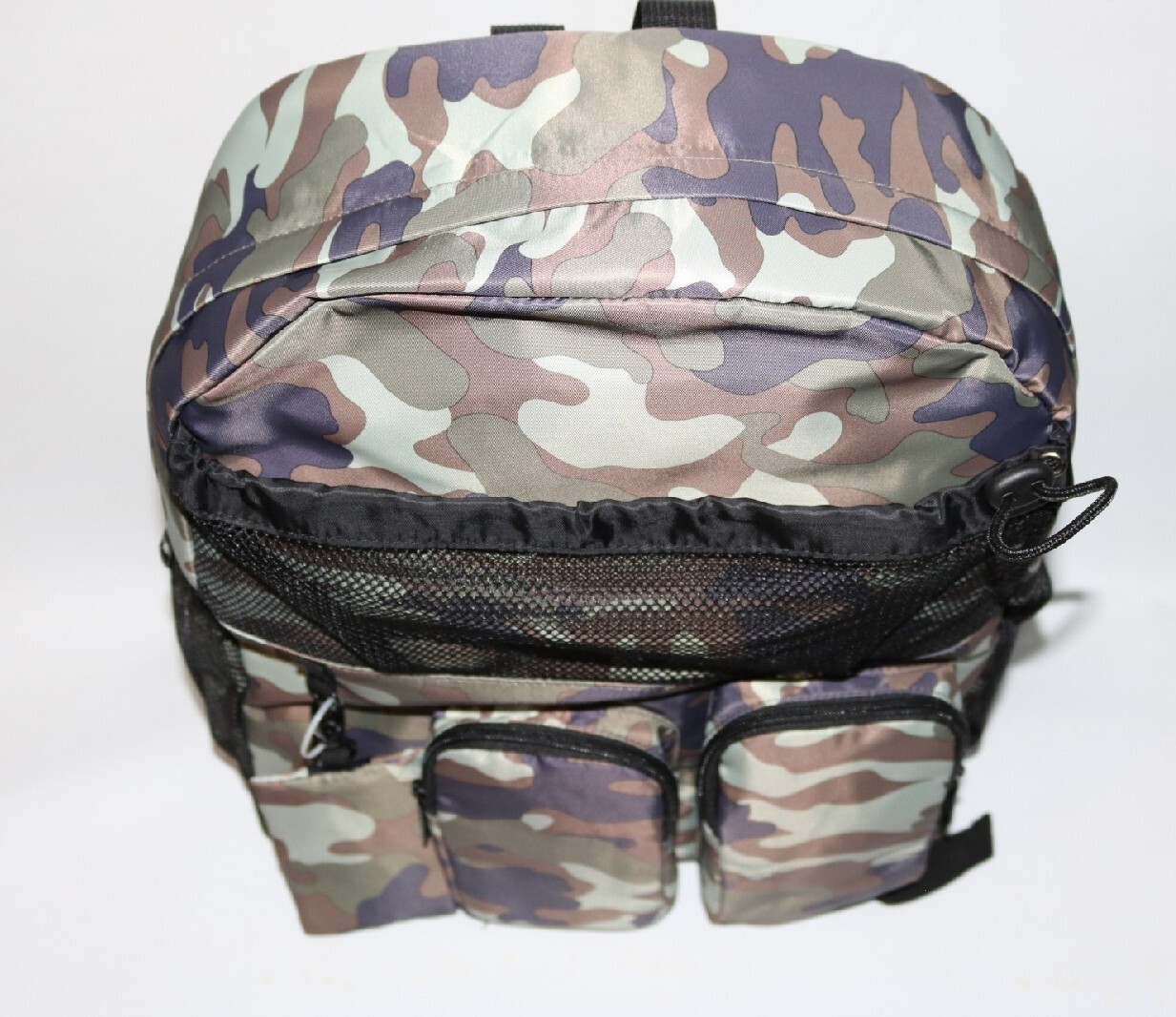 $85 Steve Madden Men’s Multi-Pocket Dome Backpack – Olive/Camo New