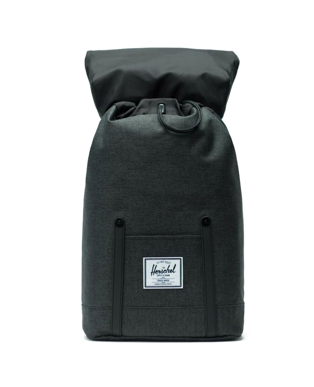 Herschel Suppyl Co Retreat Backpack, Black Crosshatch/Black