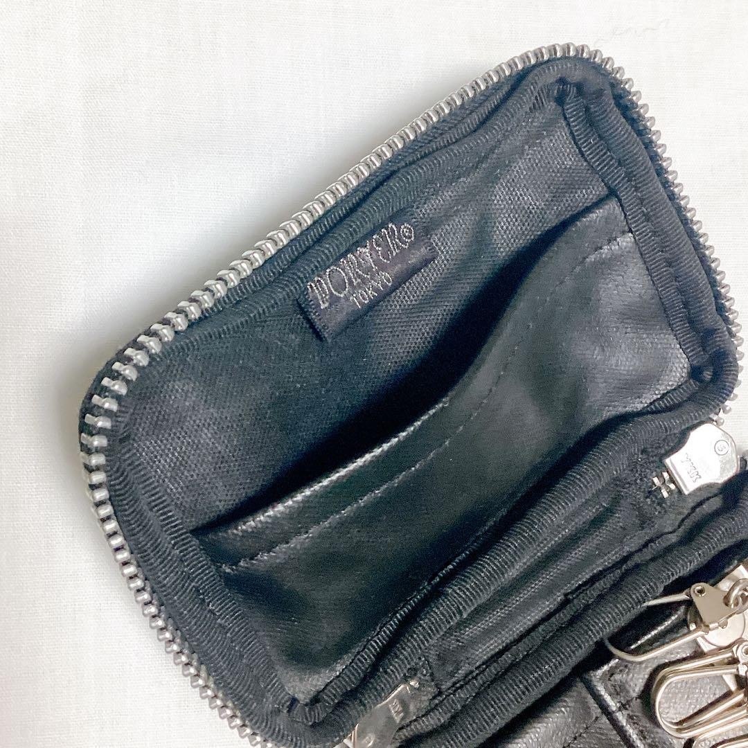 PORTER Freestyle Key Case, Black, Yoshida Bag, 6-Ring Yoshida rare