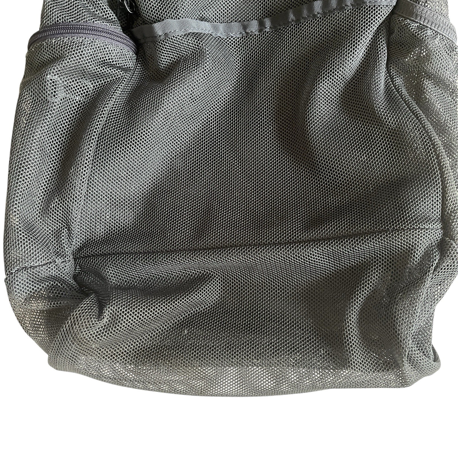 Nike Brasilia Mesh Backpack Gray Swoosh Basic Streetwear Athleisure Training