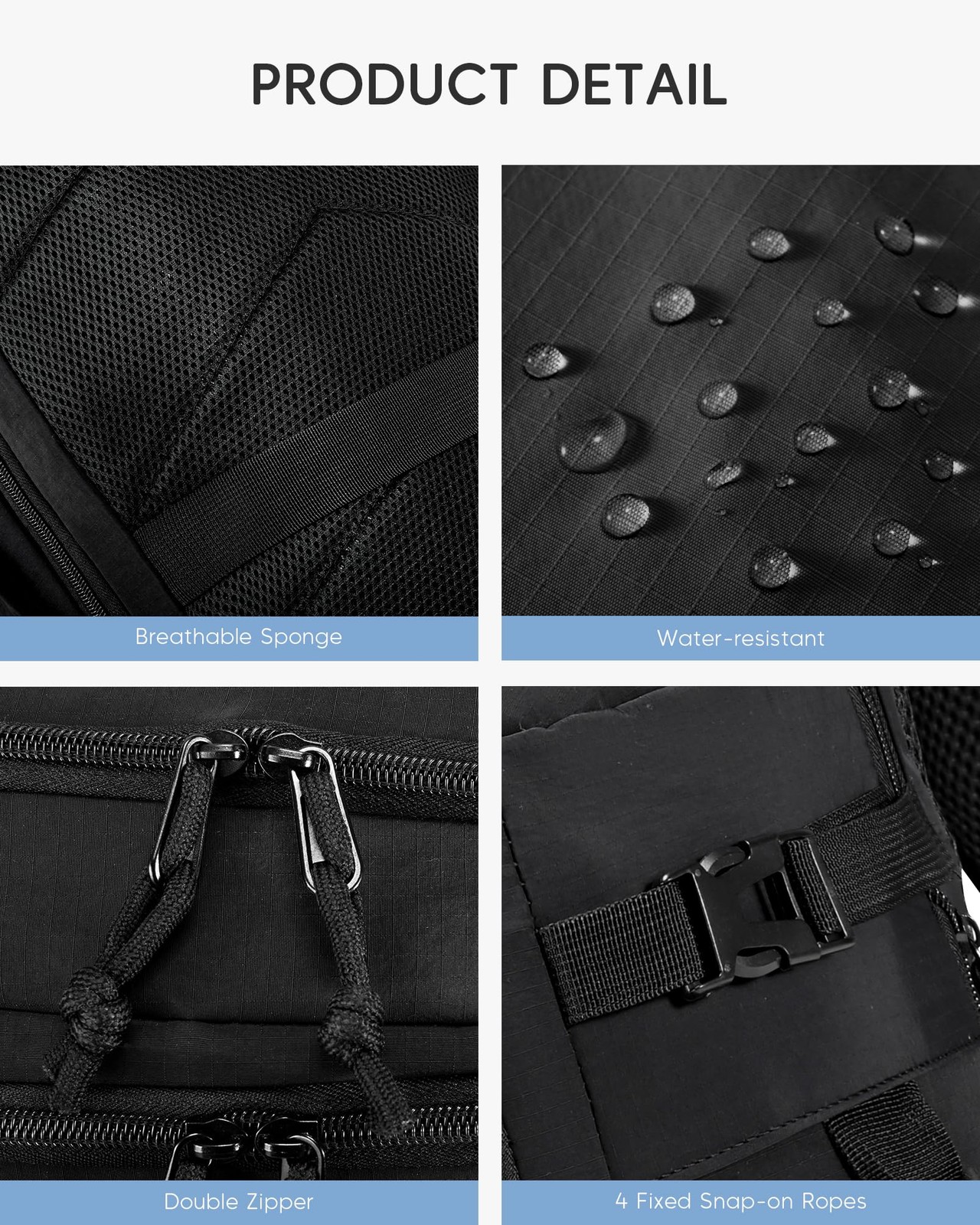 Nixjoro 40x30x20 cm Travel Bag Personal Item Ryanair Approved Backpack Expand…