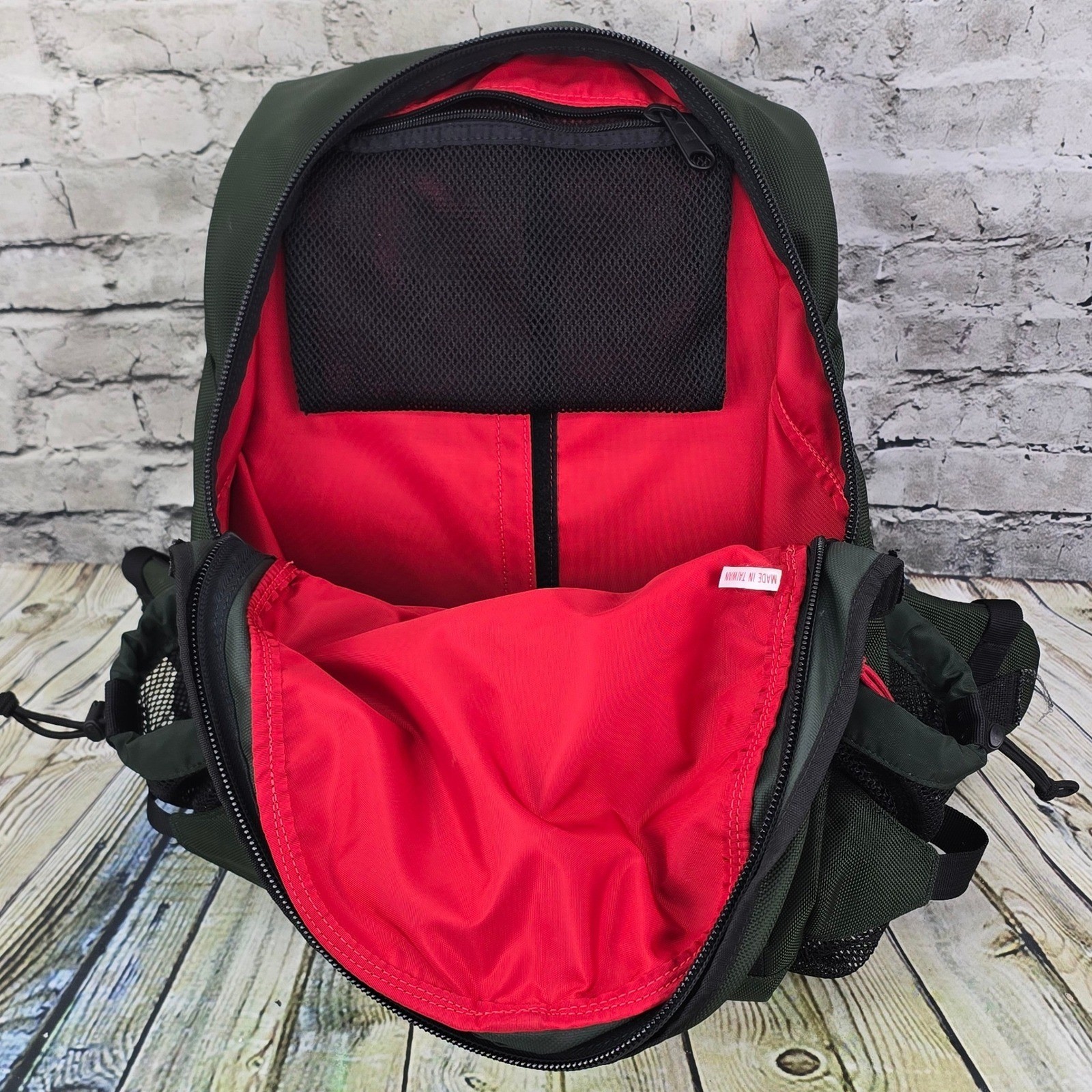 Abercrombie & Fitch A-10 Backpack Green Tactical Utility Nylon Gorpcore Hiking