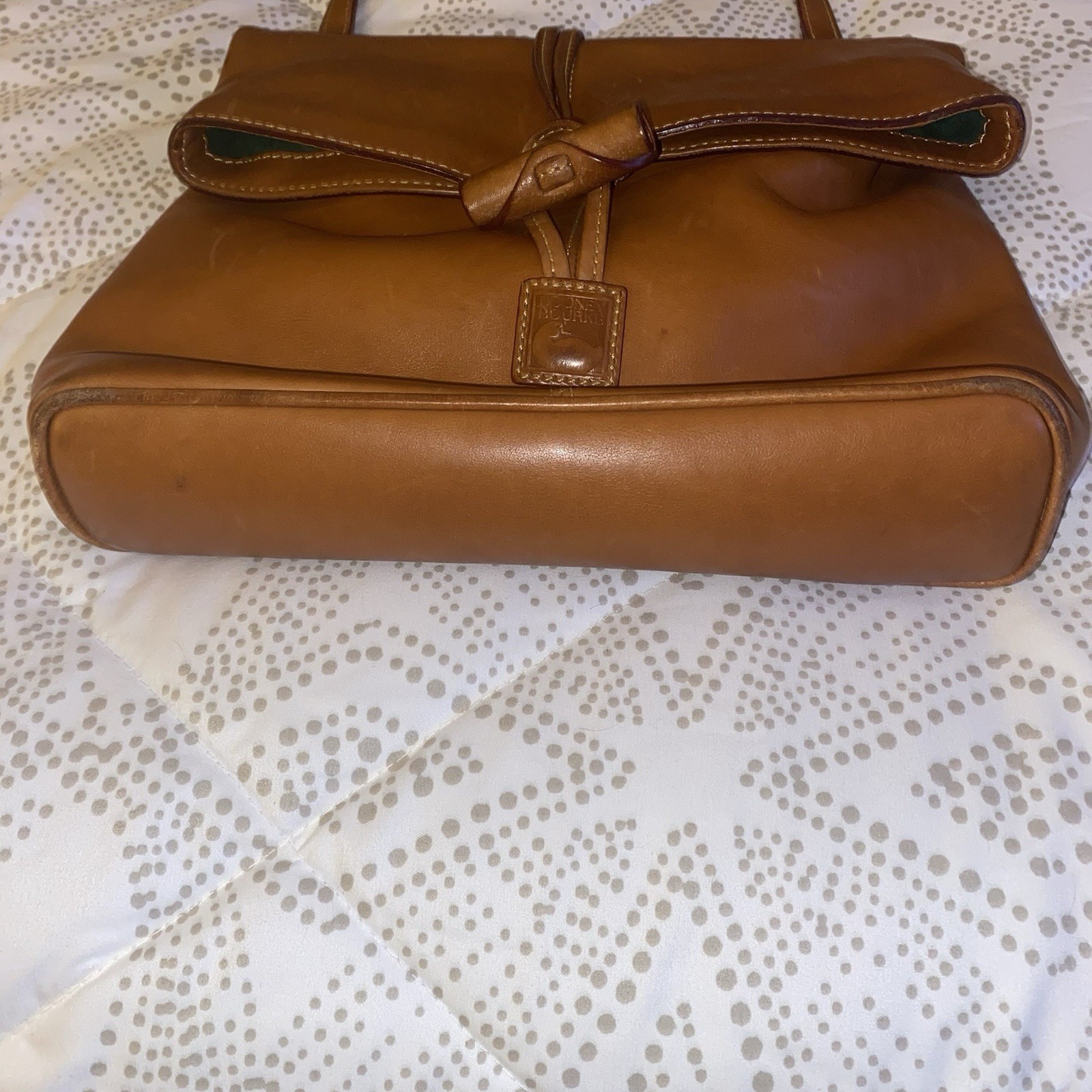 Dooney Bourke Florentine Leather Toggle Crossbody Bag Unisex