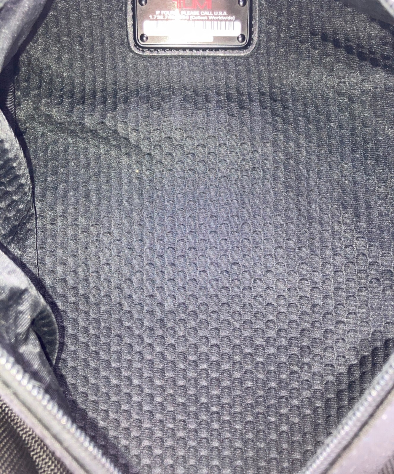 TUMI One Shoulder bag Black Nylon Men Sling bag