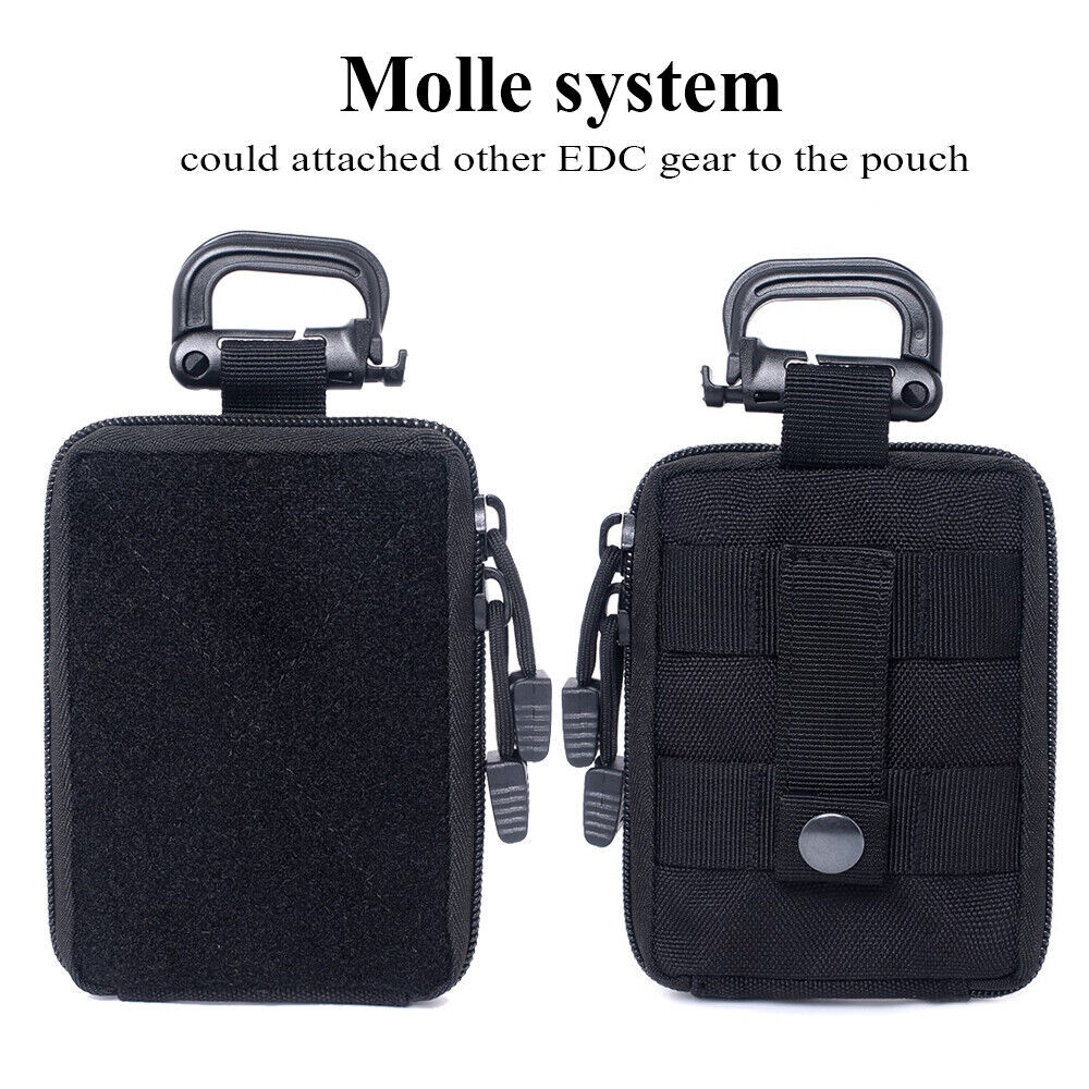 Tactical Molle Pouch EDC Tool Organizer Small Utility Gadget Waist Belt Pack Bag