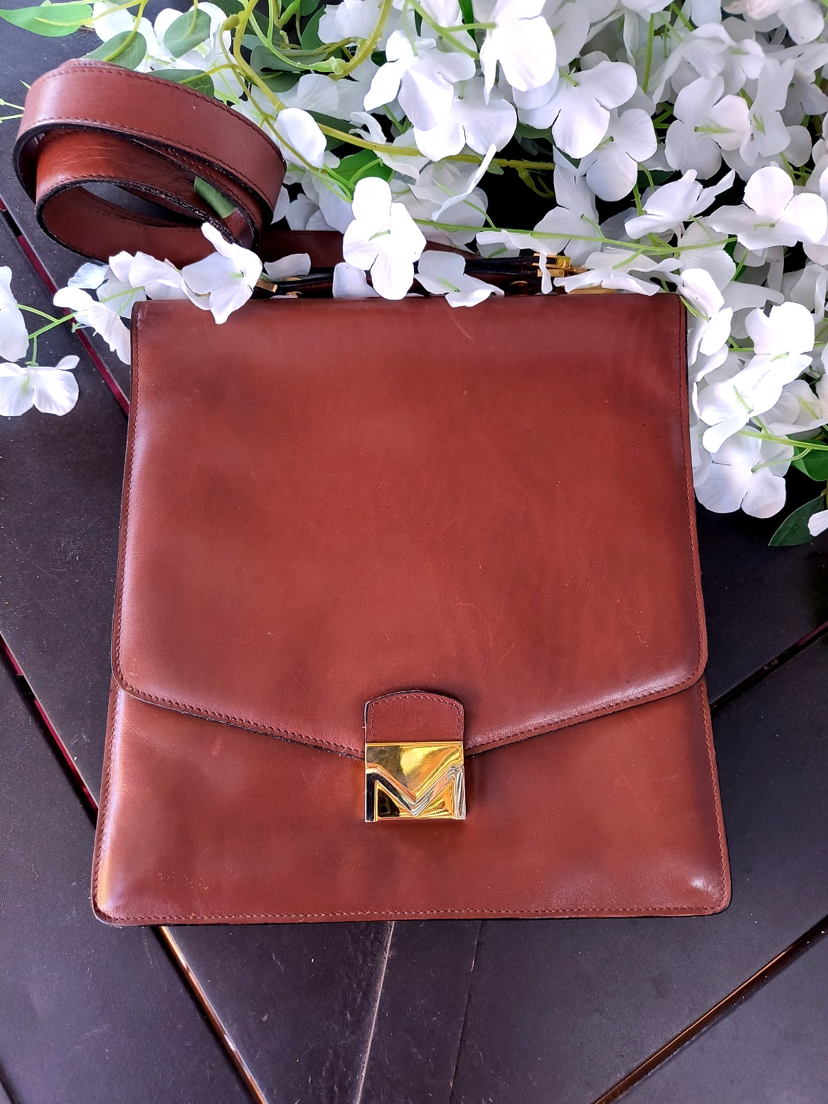 MORESCHI ITALIAN LEATHER HAND BAG, MAN BAG, MADE IN ITALY, CROSS BODY, BEAUTIFUL