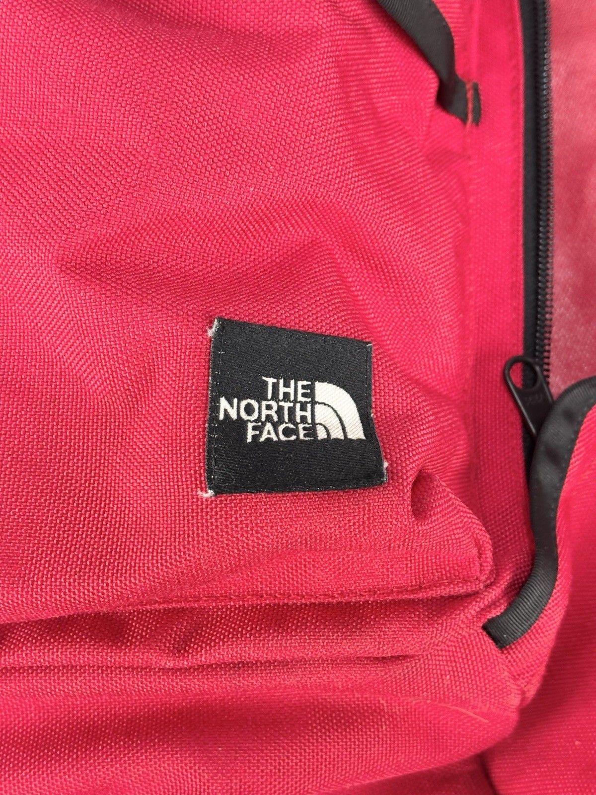 VTG 80s The North Face Backpack Red Minimalistic Design School Travel EUC