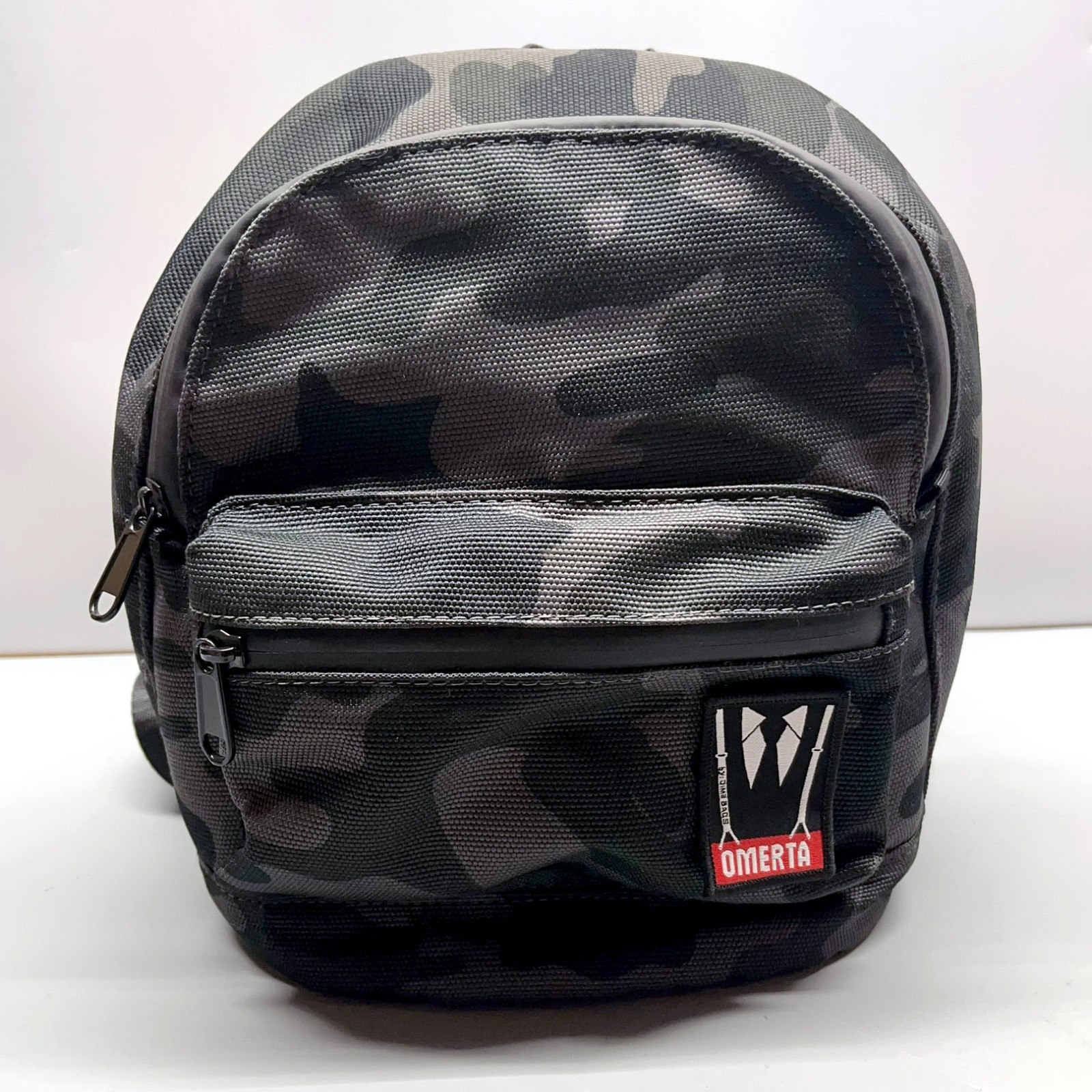 Dime Bags Omerta Mini Molly Smell Proof Backpack Camo Black & Gray Carbon Lined
