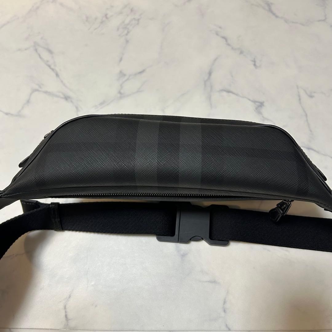 Burberry Nova Check Black PVC Shoulder Bag
